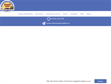 Tablet Screenshot of campingmarbella.com